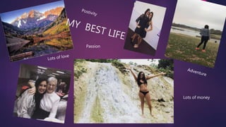 Passion
Lots of money
 