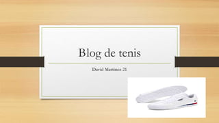 Blog de tenis
David Martinez 21
 