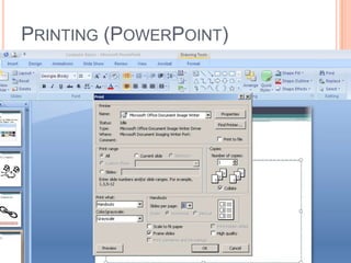 PRINTING (POWERPOINT)
 