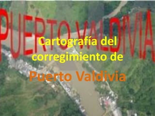 Cartografía del
corregimiento de
Puerto Valdivia
 