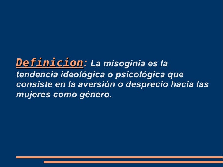Misoginia