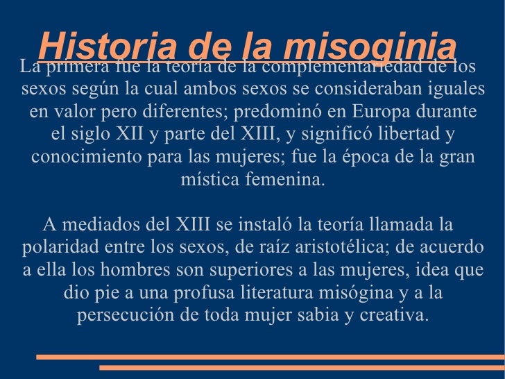 Misoginia