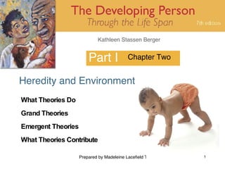 Part I Heredity and Environment Chapter Two What Theories Do Grand Theories Emergent Theories What Theories Contribute 