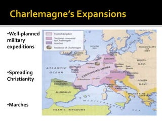 •Well-planned
military
expeditions



•Spreading
Christianity



•Marches
 