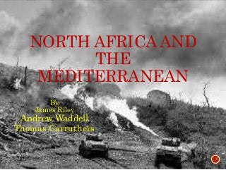 NORTH AFRICA AND
THE
MEDITERRANEAN
By
James Riley
Andrew Waddell
Thomas Carruthers
 
