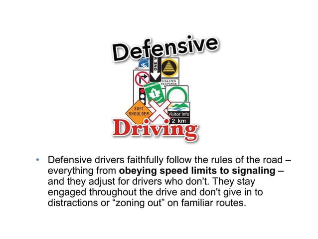 Introduction to the defensive driving course (DDC) | PPTX