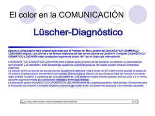 El color en la COMUNICACIÓN 