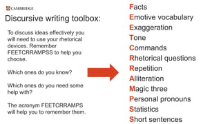 PowerPoint - How to Write, Discursive.pptx