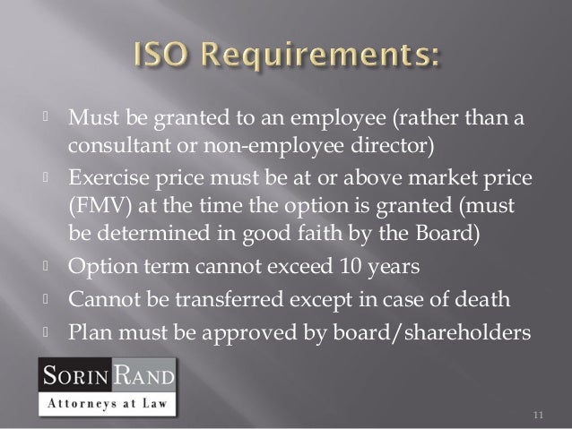 Iso stock options long term capital gains
