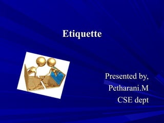 Powerpoint etiquette | PPT