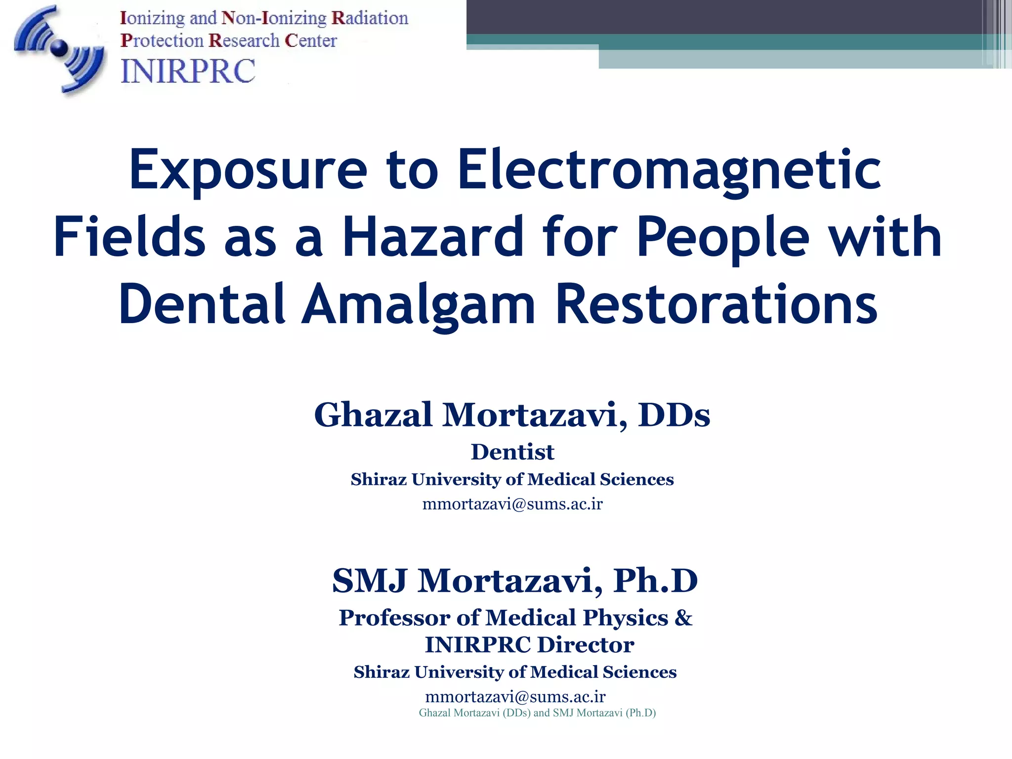 Powerpoint exposure to fields as a hazard for people