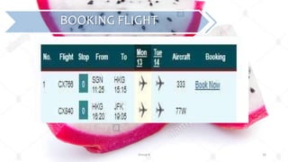 Group 4 16
BOOKING FLIGHT
 