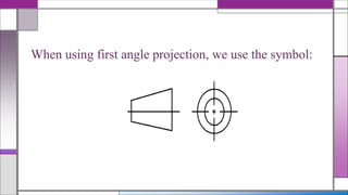 When using first angle projection, we use the symbol:
 