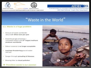 “Waste in the World”
 