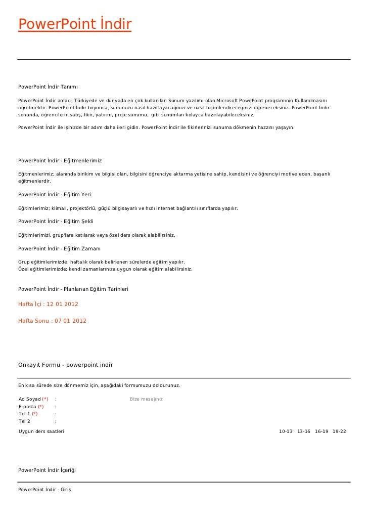 powerpoint indir