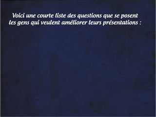 Pourquoi les PowerPoint sont lamentables