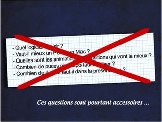 Pourquoi les PowerPoint sont lamentables