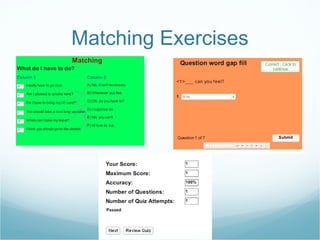Matching Exercises