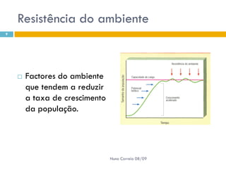 Crescimento das Populações