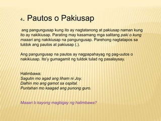 Powerpoint pangungusap | PPTX
