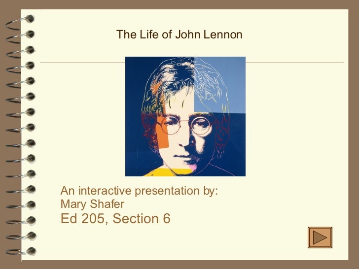 John lennon powerpoint picture