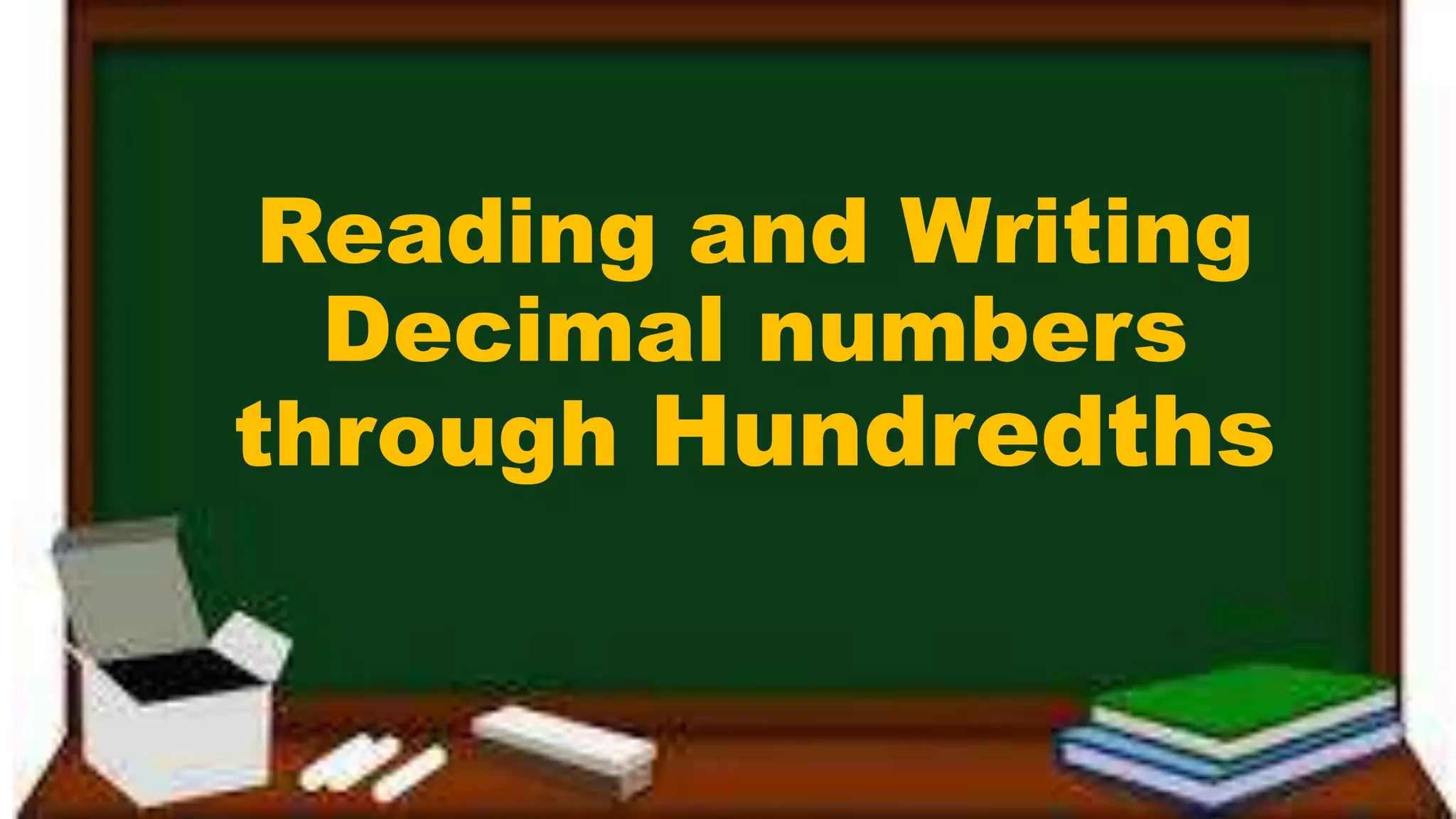 Powerpoint reading and writing decimal numbers pptx