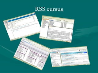 RSS cursus 