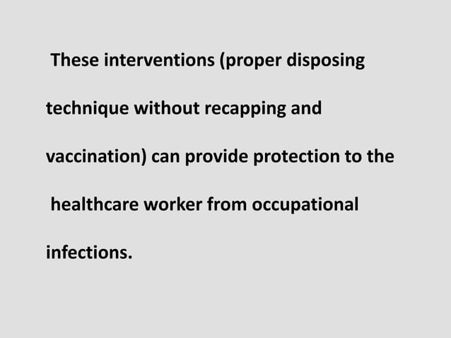 Safe injection practice for nurses | PPSX