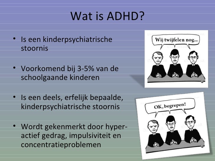 Wat Is Adhd Bij Een Kind