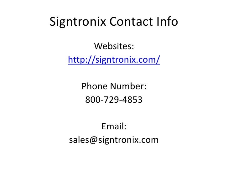 signtronix software download signtronix software download