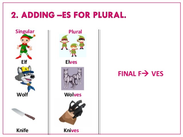 nb1 singular and plural plural form of knife