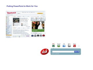 Putting PowerPoint to Work  for You 