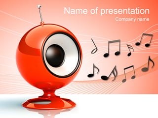 Name of presentation
           Company name
 