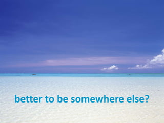 96
better to be somewhere else?
 