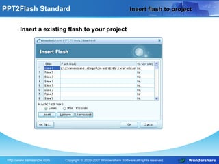 Flash Powerpoint PowerPoint to Flash slide show | PPT
