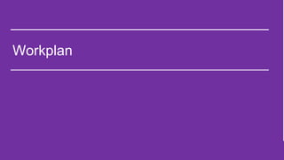 Fairfax County: Workhouse Arts Campus Masterplan Study
Workplan
 