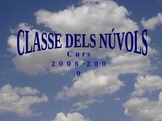 CLASSE DELS NÚVOLS Curs 2008-2009 