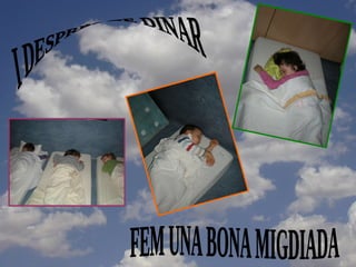 FEM UNA BONA MIGDIADA  I DESPRÉS DE DINAR  