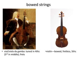 1500s String Instrument Power point 10: Instrumental Music in the 1500s | PPTX
