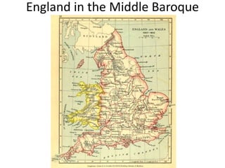 England in the Middle Baroque
 