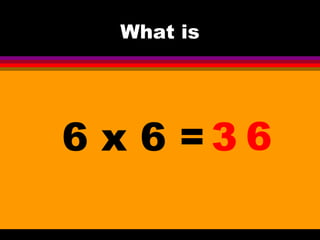 Powerpoint 18 multiplication | PPT