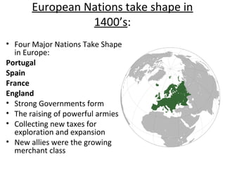 Power point 1 Exploration and The New World | PPT
