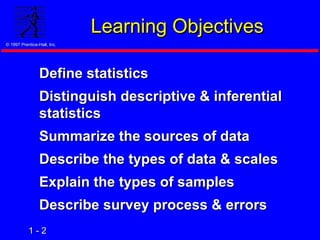 Statistics for Managers Using Microsoft Excel | PPT