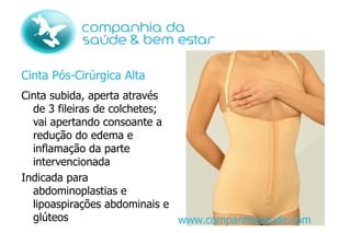 Infinitas possibilidades de configuração www.companhiasaude.com 