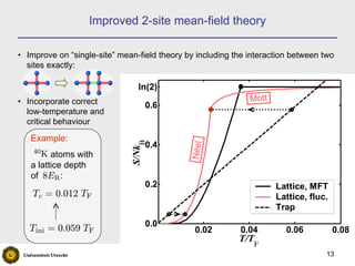 Strongly interacting fermions in optical lattices | PDF