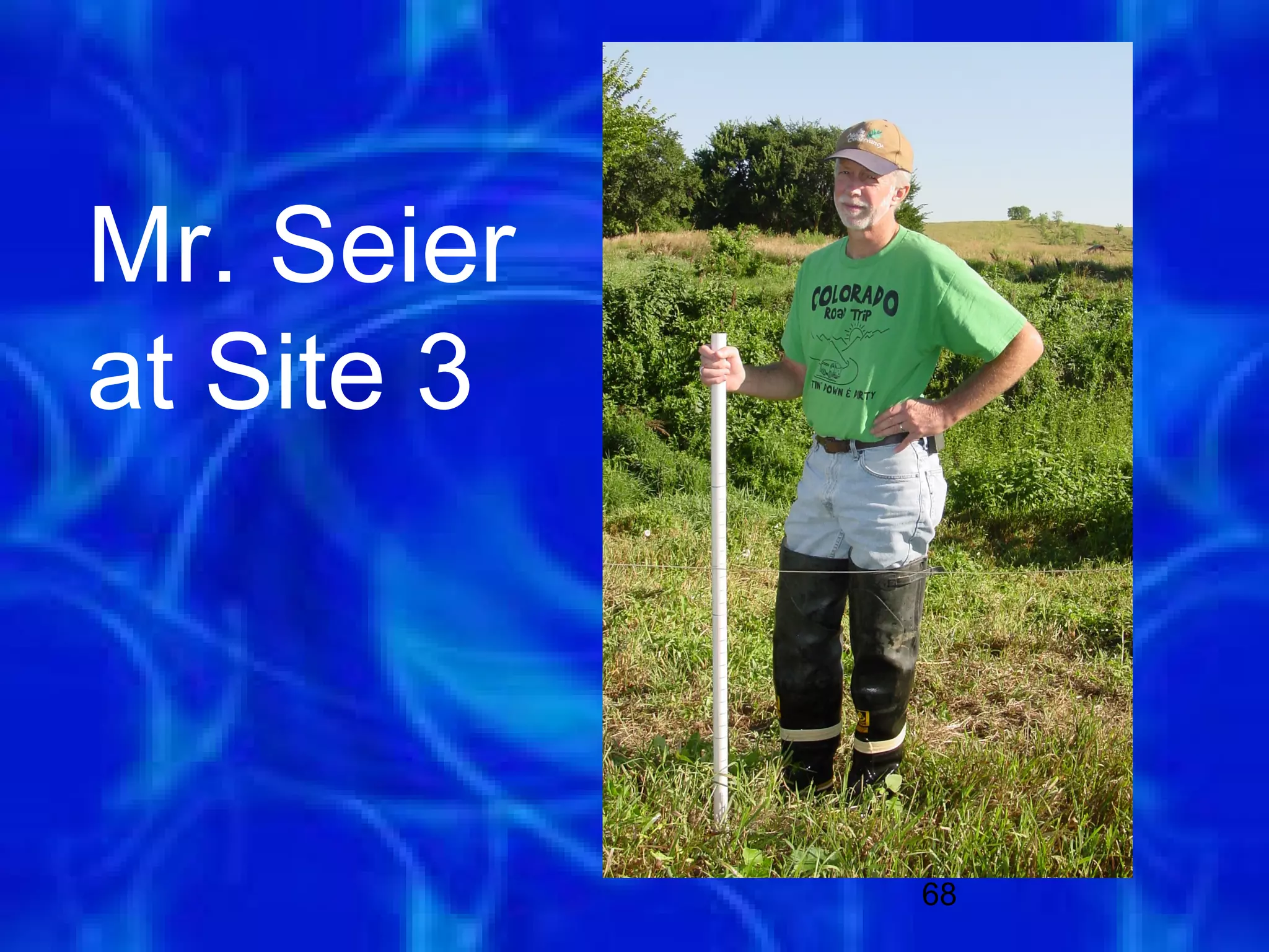 Mr. Seier
at Site 3



            68
 
