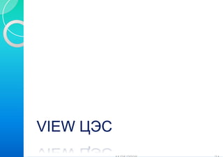 VIEW ЦЭС
       С
 