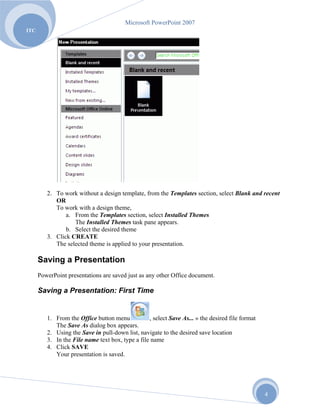 Powerpoint 2007 | PDF