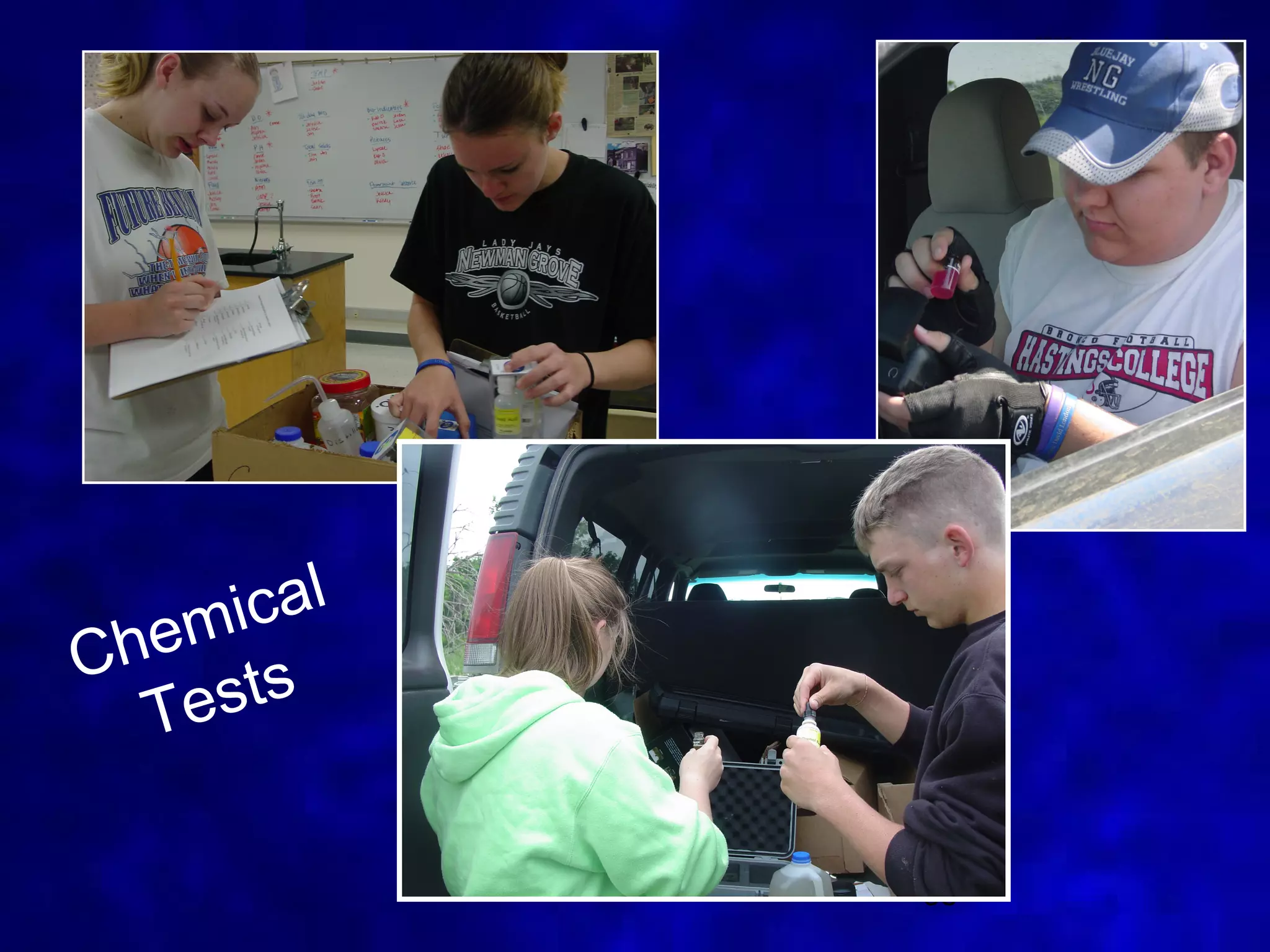 ical
C he m
   Tests

             38
 