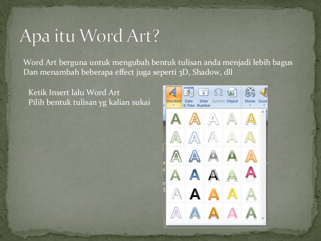 Cara Menggunakan Power Point 2007